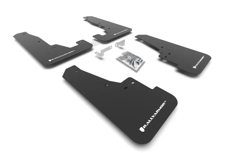 Rally Armor Rally Armor 16-24 Dodge Durango GT/Hellcat/RT/SRT 392/SXT Black UR Mud Flap White Logo