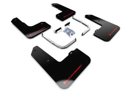 Rally Armor Rally Armor 19-22 Hyundai Veloster N Black UR Mud Flap w/ Red Logo