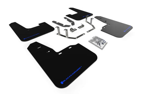 Rally Armor Rally Armor 18-23 Ford Fiesta ST MK8 Black UR Mud Flap w/Blue Logo