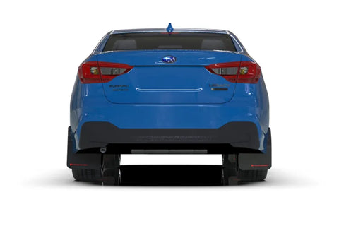Rally Armor Rally Armor 20-24 Subaru Legacy Black UR Mud Flap w/Red Logo — fits Subaru Liberty