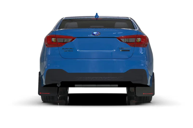 Rally Armor Rally Armor 20-24 Subaru Legacy Black UR Mud Flap w/Red Logo — fits Subaru Liberty