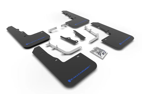Rally Armor Rally Armor 20-24 Hyundai Venue Black Mud Flap Blue Logo