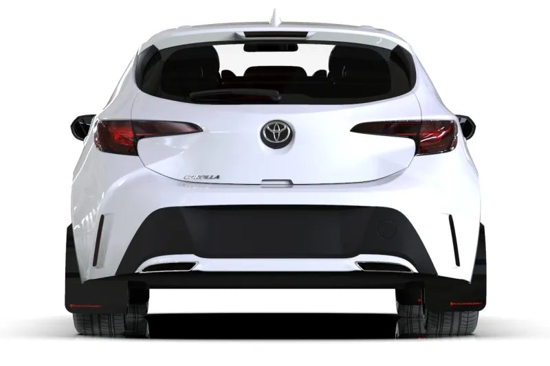 Rally Armor Rally Armor 18-24 Toyota Corolla Hatchback Red UR Mud Flap Black Logo