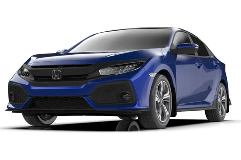 Rally Armor Rally Armor 17-21 Honda Civic EX/EX-L/LX (Hatchback) Black UR Mud Flap Blue Logo