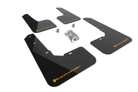 Rally Armor Rally Armor 22-25 Subaru Outback Wilderness Black Mud Flap Wild Orange Logo