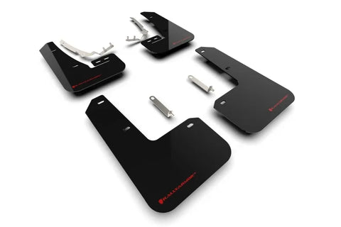 Rally Armor Rally Armor 22-24 VW MK8 Golf GTI/R Black UR Mud Flap w/Red Logo