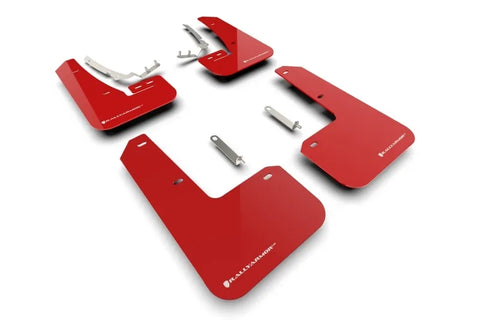 Rally Armor Rally Armor 22-24 VW MK8 Golf GTI/R Red UR Mud Flap w/White Logo