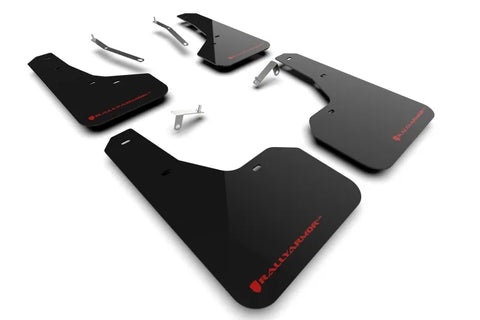 Rally Armor Rally Armor 22-24 Subaru Forester (Incl. Wilderness) Black UR Mud Flap w/Red Logo