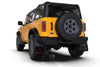 Rally Armor Rally Armor 21-24 Ford Bronco (Steel Bmpr - NO Rptr/Sprt - NO RR/RB) Blk Mud Flap w/Cy Orange Logo