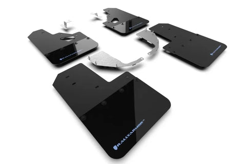 Rally Armor Rally Armor 21-24 Ford Bronco (Steel Bmpr + RR - NO Rptr/Sprt) Blk Mud Flap w/Area Blue Logo