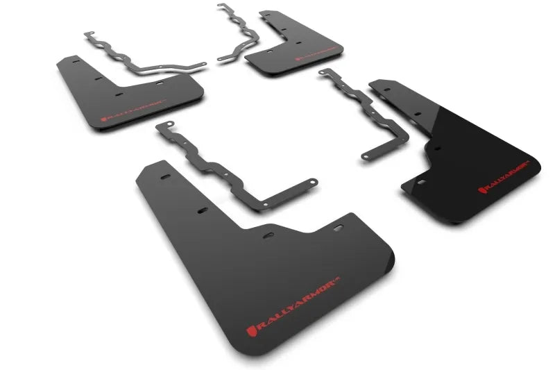 Rally Armor Rally Armor 20-24 Ford Puma ST Black Mud Flap w/Red Logo
