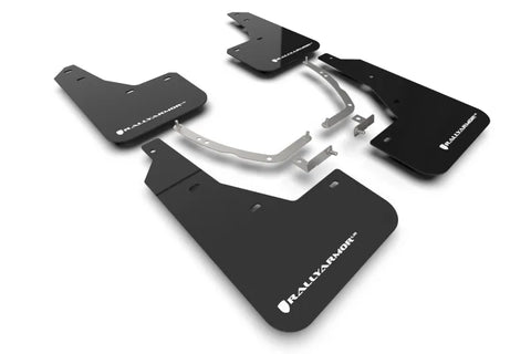 Rally Armor Rally Armor 22-24 Hyundai Ioniq 5 Black Mud Flap w/White Logo
