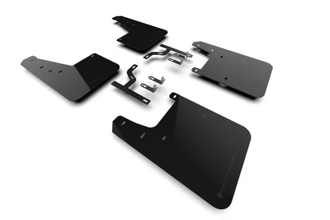 Rally Armor Rally Armor 23-24 Toyota Sequoia Black UR Mud Flap w/ Metallic Black Logo