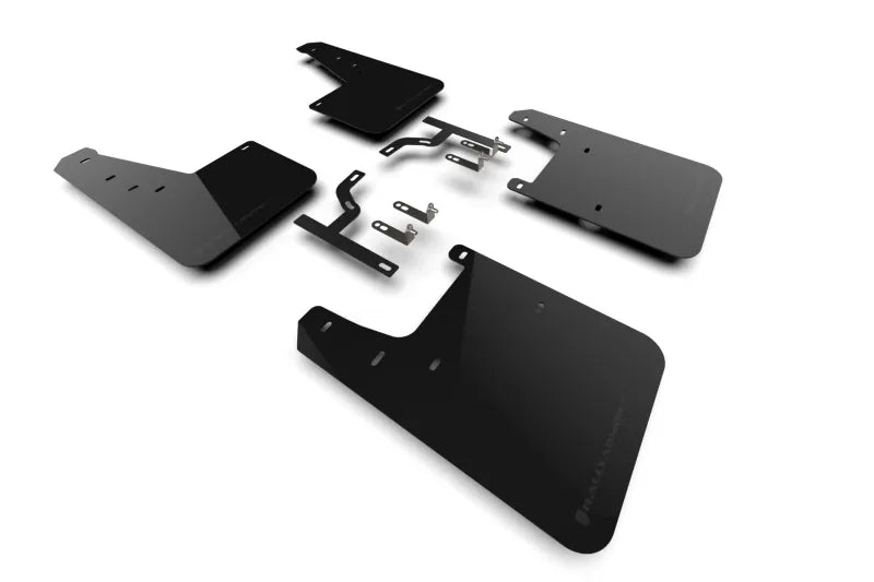 Rally Armor Rally Armor 23-24 Toyota Sequoia Black UR Mud Flap w/ Metallic Black Logo