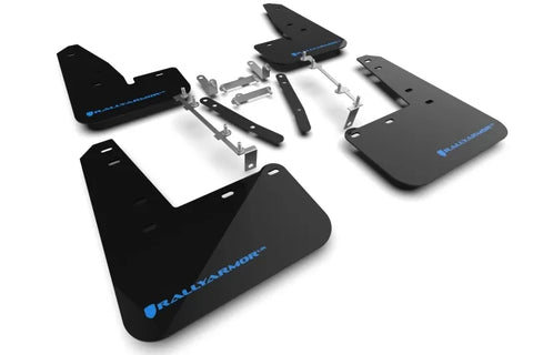 Rally Armor Rally Armor 23-24 Toyota GR Corolla Black Mud Flap w/Light Blue Logo