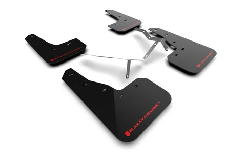 Rally Armor Rally Armor 22-24 Honda Civic/Civic Si/Sport Black UR Mud Flap w/Red Logo