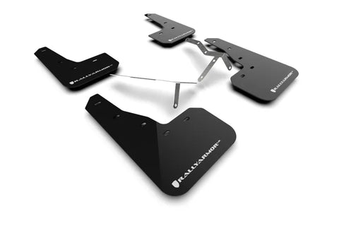 Rally Armor Rally Armor 22-24 Honda Civic/Civic Si/Sport Black UR Mud Flap w/White Logo