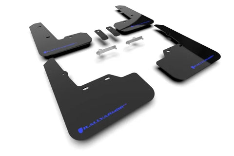 Rally Armor Rally Armor 22-24 Subaru WRX Black UR Mud Flap w/Blue Logo
