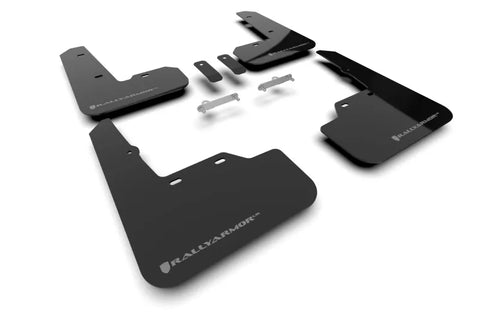 Rally Armor Rally Armor 22-24 Subaru WRX Black UR Mud Flap w/Dark Grey Logo