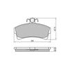 RDA GP Max Brake Pad Set Front RDB1024
