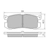 RDA GP Max Brake Pad Set Rear RDB1115