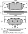 RDA GP Max Brake Pad Set Front RDB1228