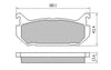 RDA GP Max Brake Pad Set Rear RDB1254