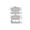 RDA GP Max Brake Pad Set Rear RDB1278