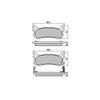 RDA GP Max Brake Pad Set Rear RDB1283