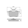 RDA GP Max Brake Pad Set Rear RDB1382