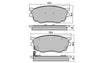 RDA GP Max Brake Pad Set Front RDB1412