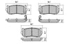 RDA GP Max Brake Pad Set Rear RDB1466