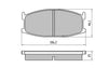 RDA GP Max Brake Pad Set Front RDB191