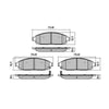 RDA Phantom Ceramic Brake Pad Set Front RDC1951