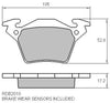 RDA GP Max Brake Pad Set Rear RDB2010