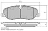 RDA Phantom Ceramic Brake Pad Set Front RDC2022