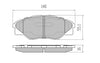 RDA GP Max Brake Pad Set Front RDB2057