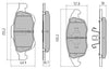 RDA GP Max Brake Pad Set Front RDB2145