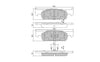 RDA GP Max Brake Pad Set Front RDB2387