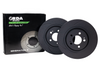 RDA Slotted And Dimpled Brake Rotor Pair 275mm Front