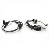 Rear abs wheel speed sensor assemblies with black and white coiled wiring for Toyota Hilux Revo 2015-2022