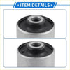 Rear arm bushing for toyota land cruiser 100 silver metal with black rubber insert close up view