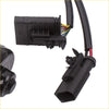 Black plastic rear axle motor starter wiring harness connectors with color-coded wires for jeep chrysler grand cherokee