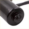 Black cylindrical hydraulic rear axle motor starter with glossy finish and threaded end cap for jeep grand cherokee