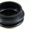 Black rubber rear ball joint lower arm boot with concentric ridged rings for toyota hilux 1988-1997