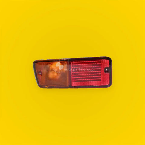 Rear bar light left for nissan patrol gu y61 4wd with amber red lenses black plastic housing for offroad use