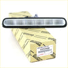 Black plastic rear brake tailgate light assembly with clear grid-patterned lens for toyota hilux sr5 shown from back