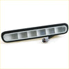Back side of black rectangular led rear brake tail gate light with four clear lenses for toyota hilux sr5