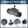 Rear brake wheel cylinder for toyota 4runner with gray metal body black rubber seals and threaded bolt on top