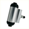 Silver aluminum rear brake wheel cylinder with black rubber seals and hex bolt for Toyota Hilux KUN26 GGN25 4x4 2005-on